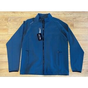 Sun Mountain Men’s Grey Thermal 1/4 Zip Pullover Jacket, Large